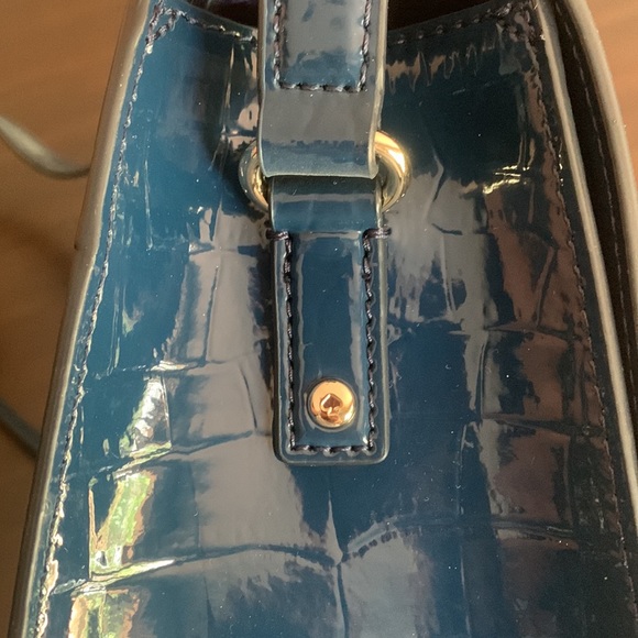 Kate Spade Crocodile Embossed Leather Handbag - Picture 5 of 13